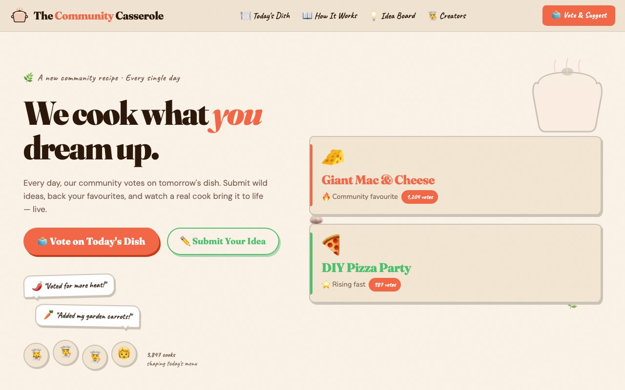 CASSEROLE — Playful